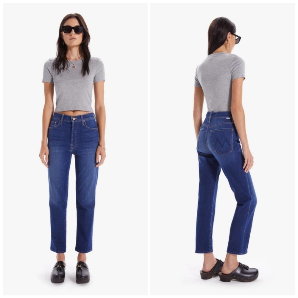 Mother Jeans - The Tomcat Straight Leg Cropped - Snipped in the bud - Size 29